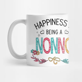 Happiness Is Being A Nonno Wildflowers Valentines Mothers Day Mug